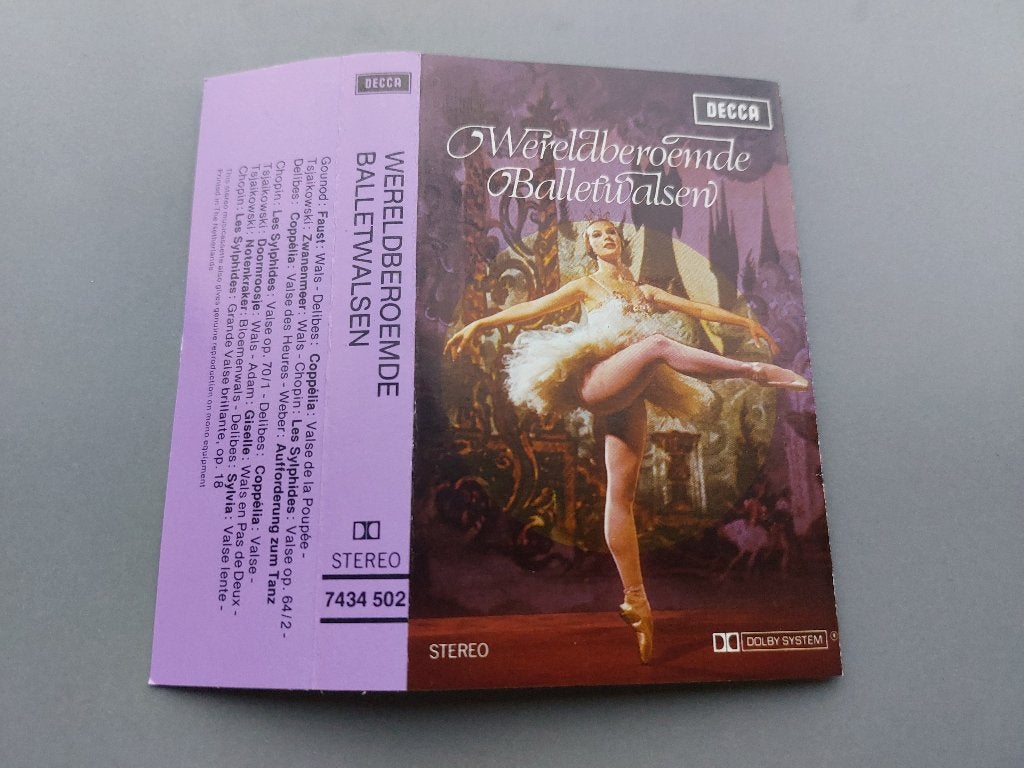 WERELDBEROEMDE BALLETWALSEN (MC), Klassiek, 1 bandje, Ophalen of Verzenden, Zo goed als nieuw