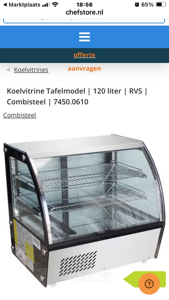 Koelvitrine, Ophalen, Koelen en Vriezen