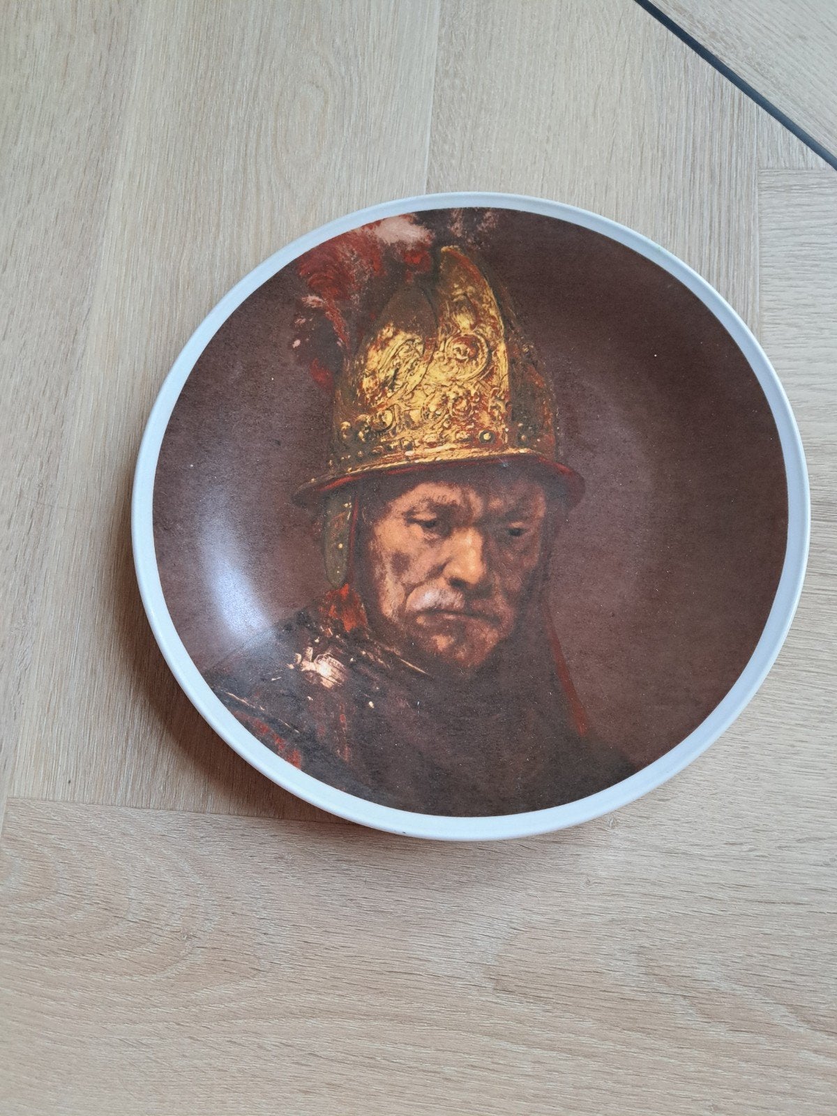 WANDBORD MAN MET DE GOUDEN HELM MUSEUM BERLIJN, Ophalen of Verzenden