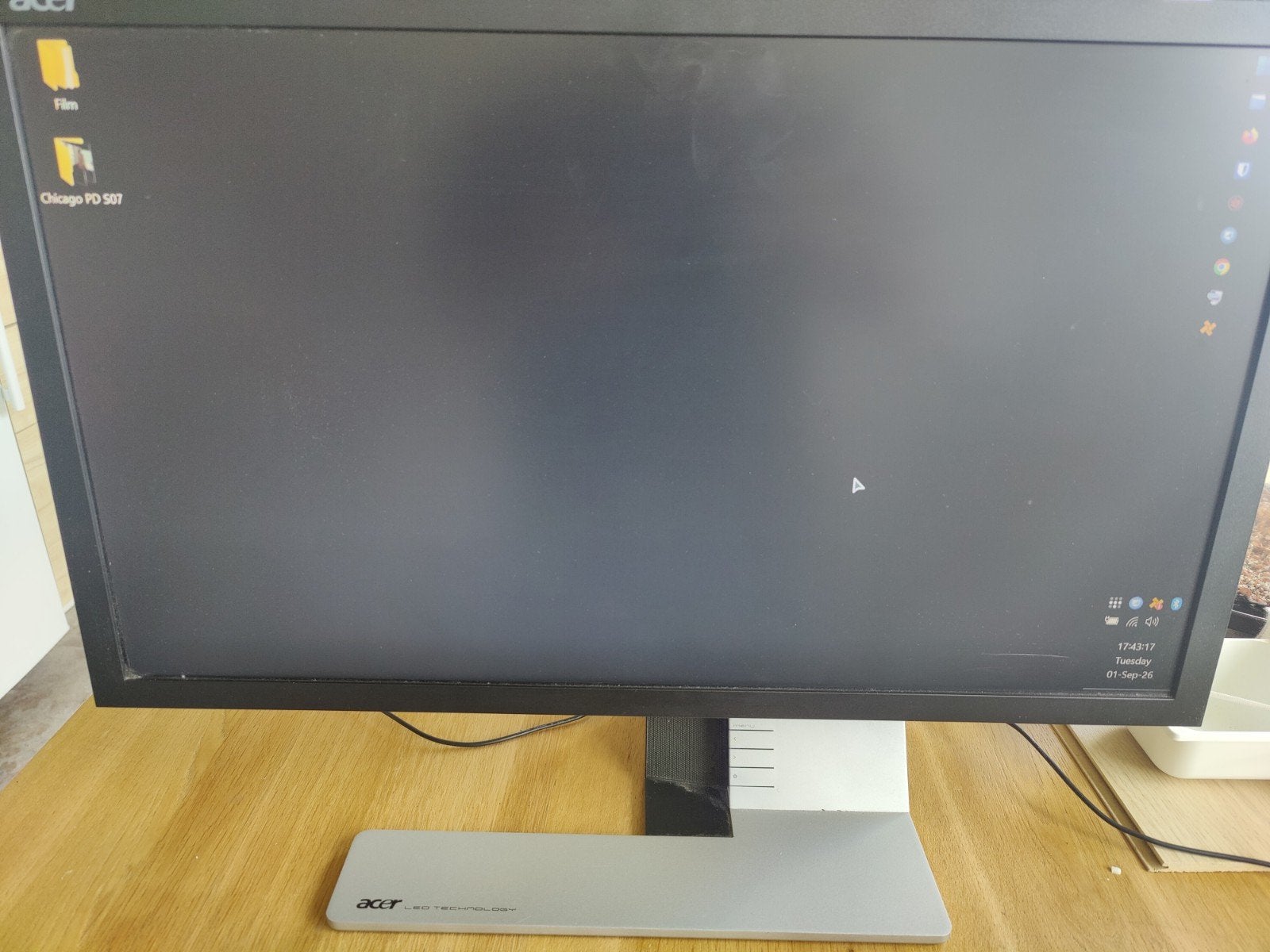 Acer S243HL 24" Full HD LED Monitor 2x HDMI, Gebruikt, Ingebouwde speakers, HDMI, Full HD