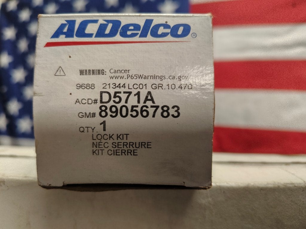 Deurslotset - Cilinder met sleutelfront ACDelco D571A, Nieuw, Ophalen of Verzenden, Opel, Voor
