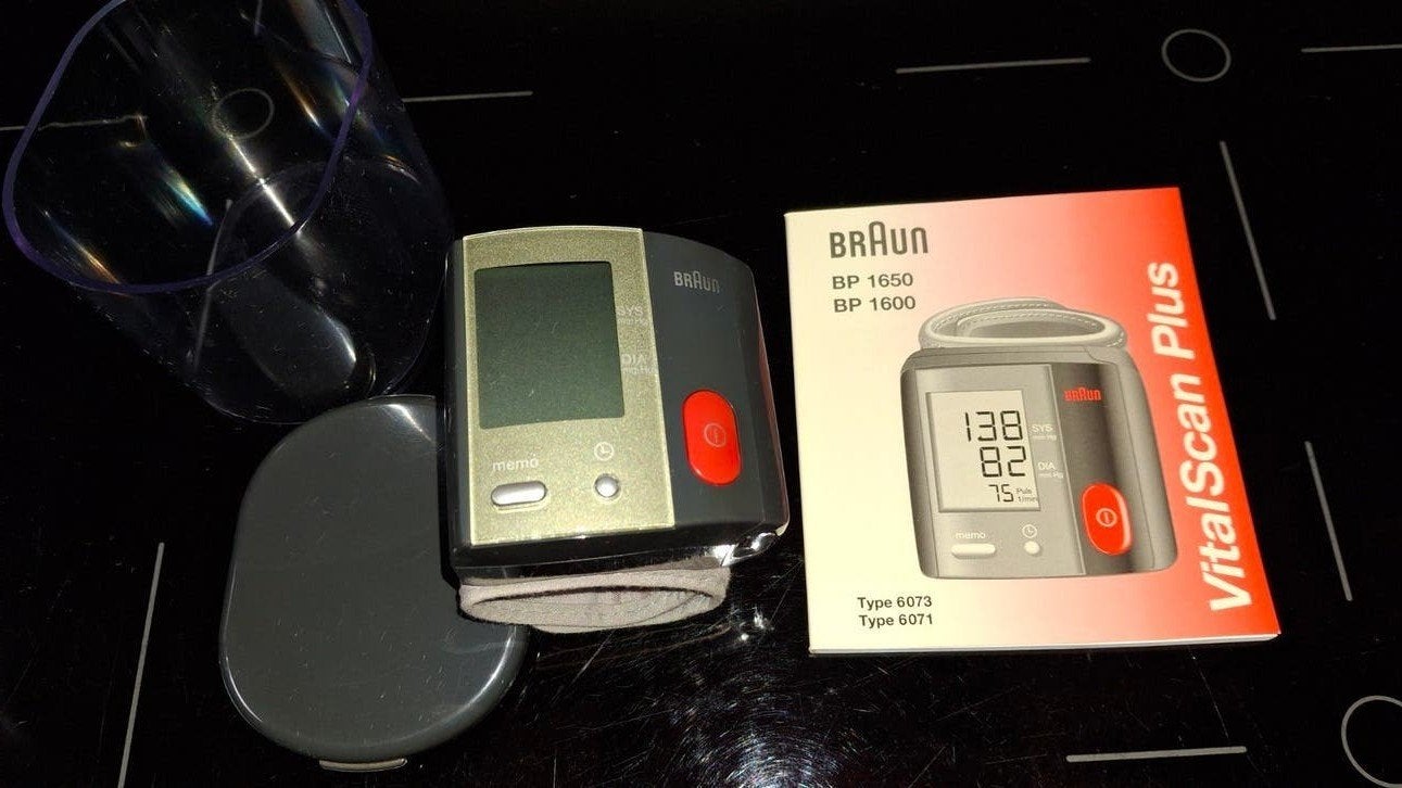 Braun VitalScan Plus BP 1650/1600 Pols Bloeddrukmeter, Ophalen of Verzenden, Gebruikt, Overige typen