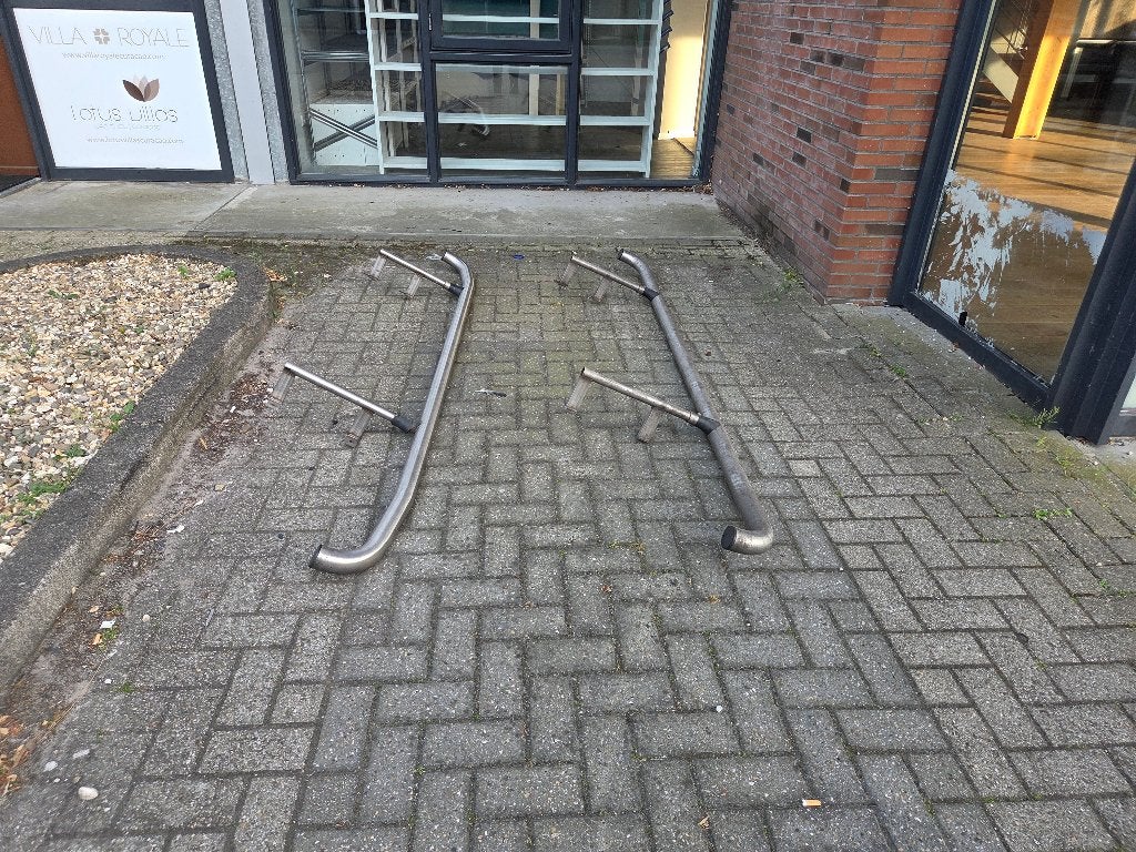 RVS Sidebars Ford Transit L2 H2, Ophalen, RVS, Gebruikt, RVS