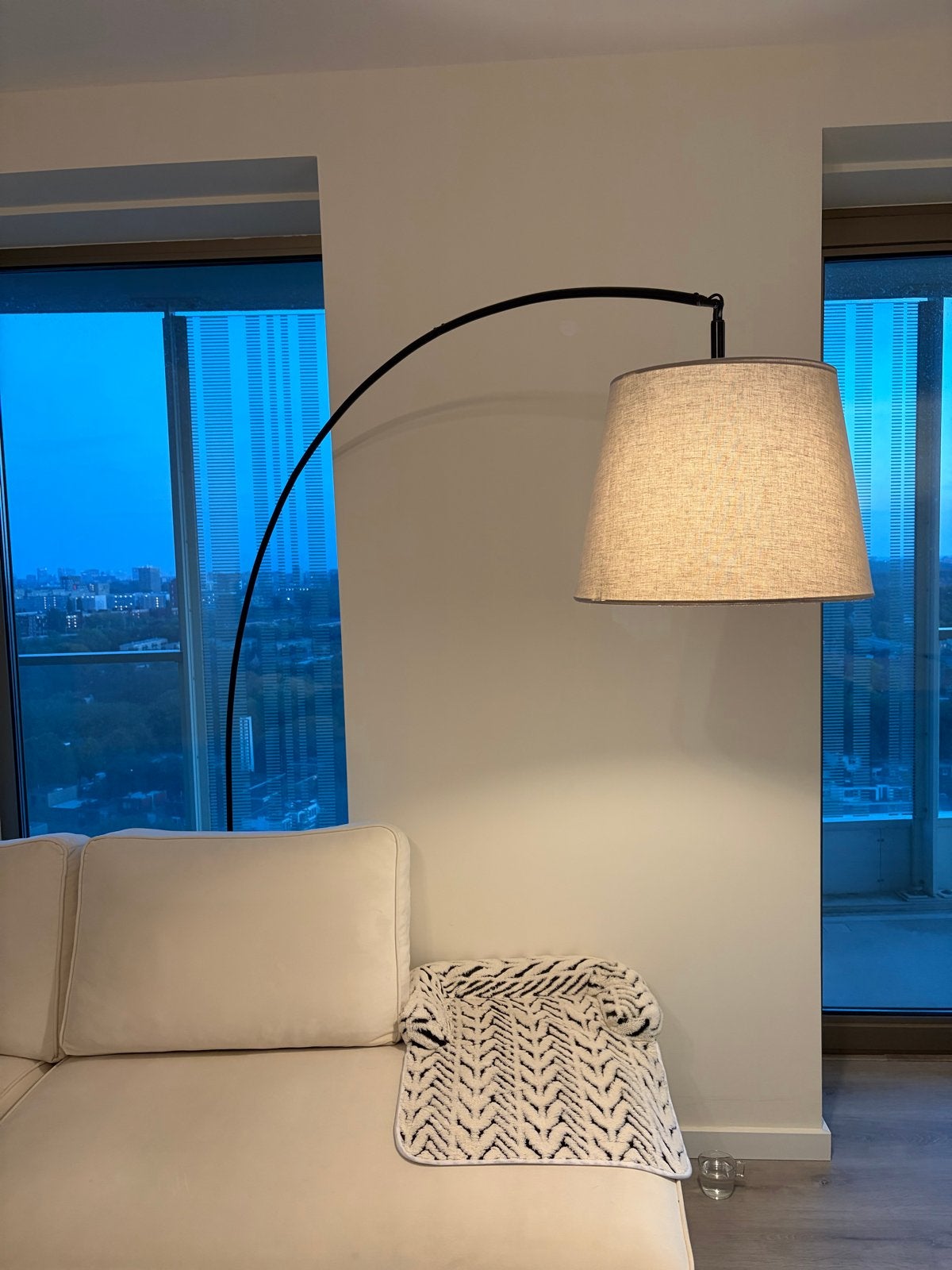 IKEA SKOTTORP / SKAFTET - IKEA floor lamp, Ophalen, E27 (groot), Zo goed als nieuw, Metaal