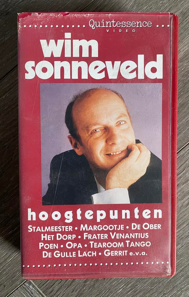 Vhs videoband : wim zonneveld - hoogtepunten, Verzamelen, Ophalen of Verzenden, Gebruikt, Overige typen