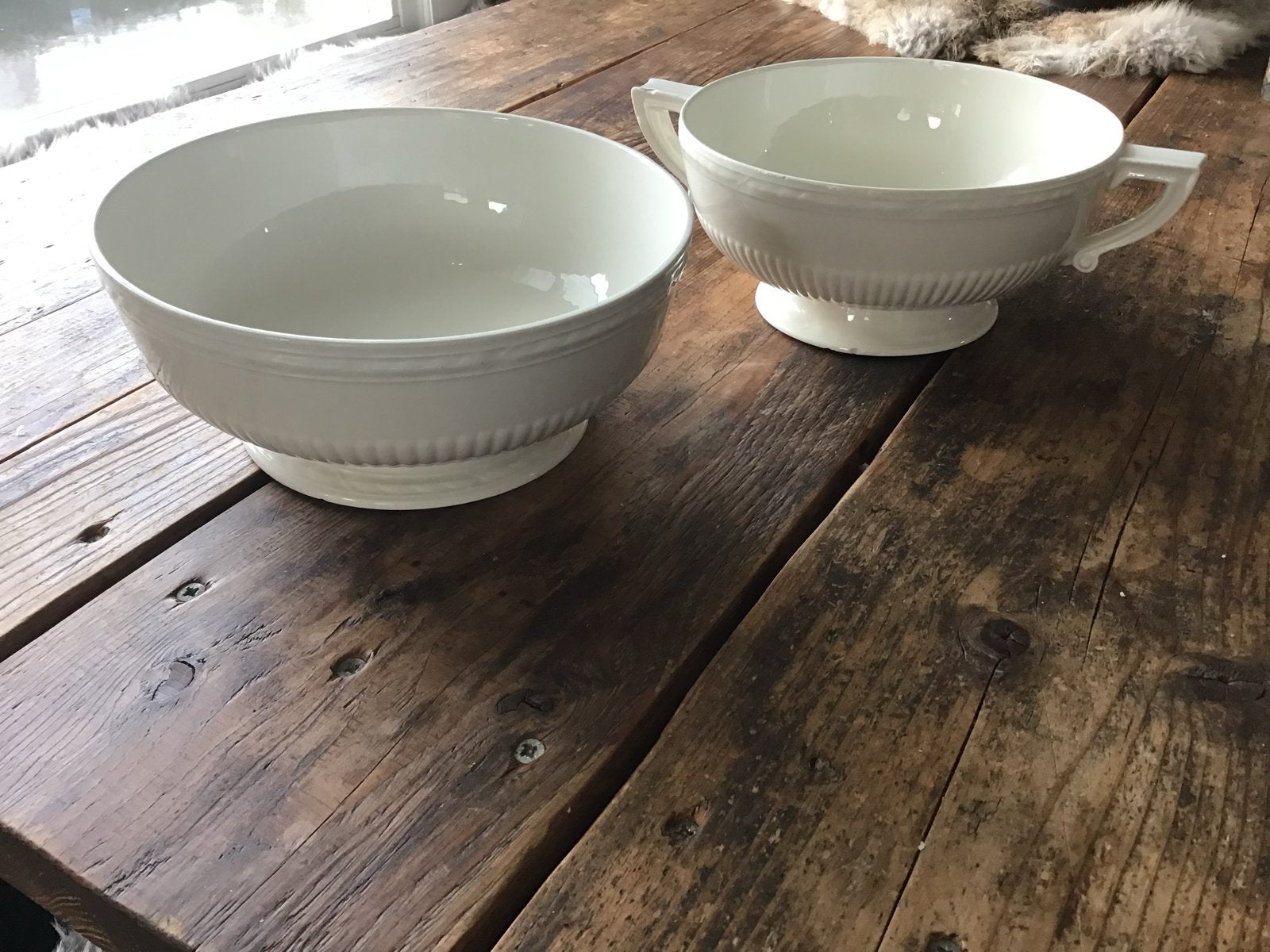 Antieke Sphinx Maastricht soepterrine met oren, Ophalen of Verzenden