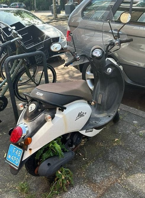 Sym mio 50 benzine 2013, Ophalen, Gebruikt, SYM, Benzine