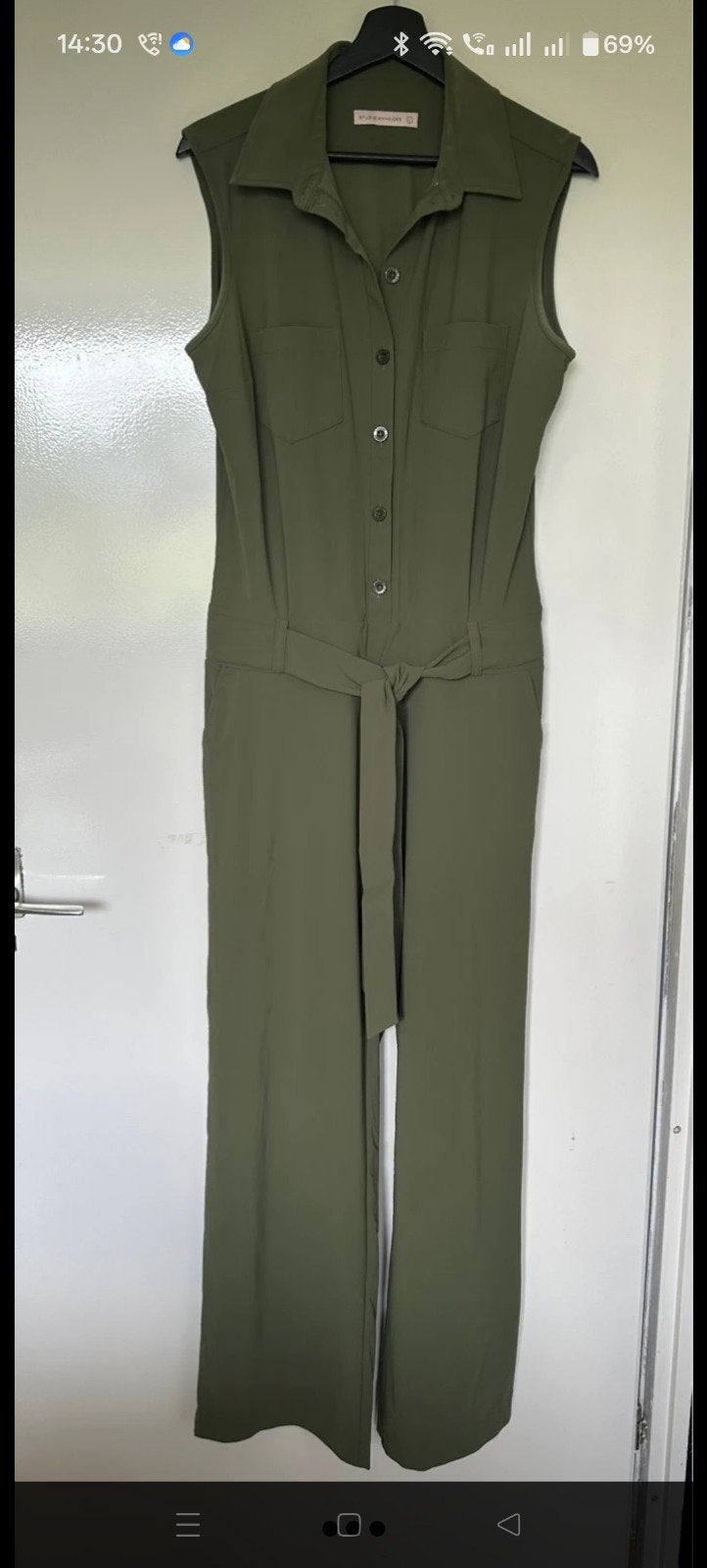Vier  jumpsuits mouwloos wijde Pijp travelstof studio Annelo, Maat 42/44 (L), Ophalen of Verzenden, Zo goed als nieuw, Overige kleuren