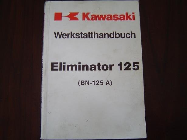 Kawasaki 125 Eliminator 1997 werkstatt handbuch BN125 A, Ophalen of Verzenden, Kawasaki
