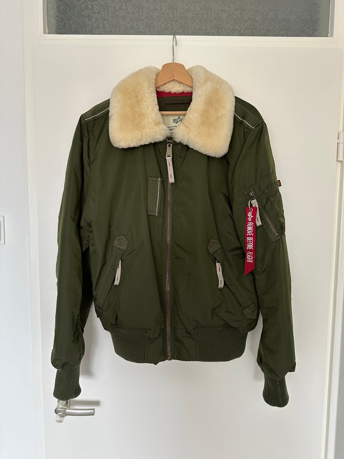 Alpha Industries Injector III Bomberjack - Groen, Maat M, Ophalen of Verzenden, Gedragen, Maat 48/50 (M), Groen