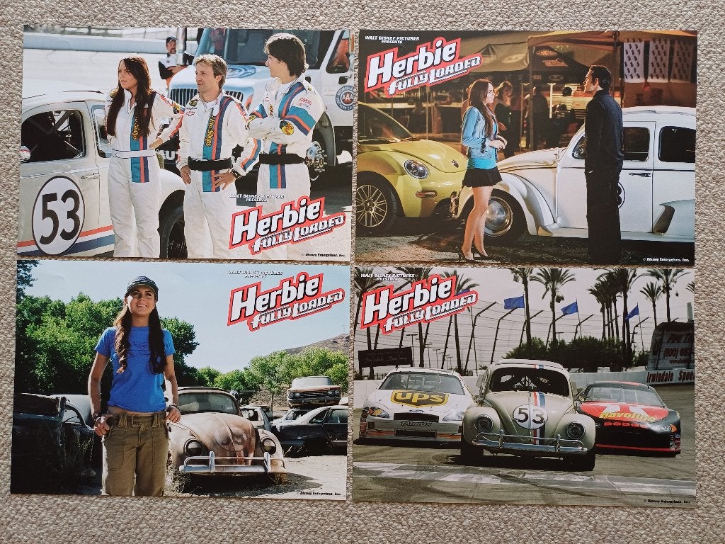 HERBIE   FULLY   LOADED      lobbycard set., Verzamelen, Verzenden, Nieuw, A1 t/m A3, Film en Tv