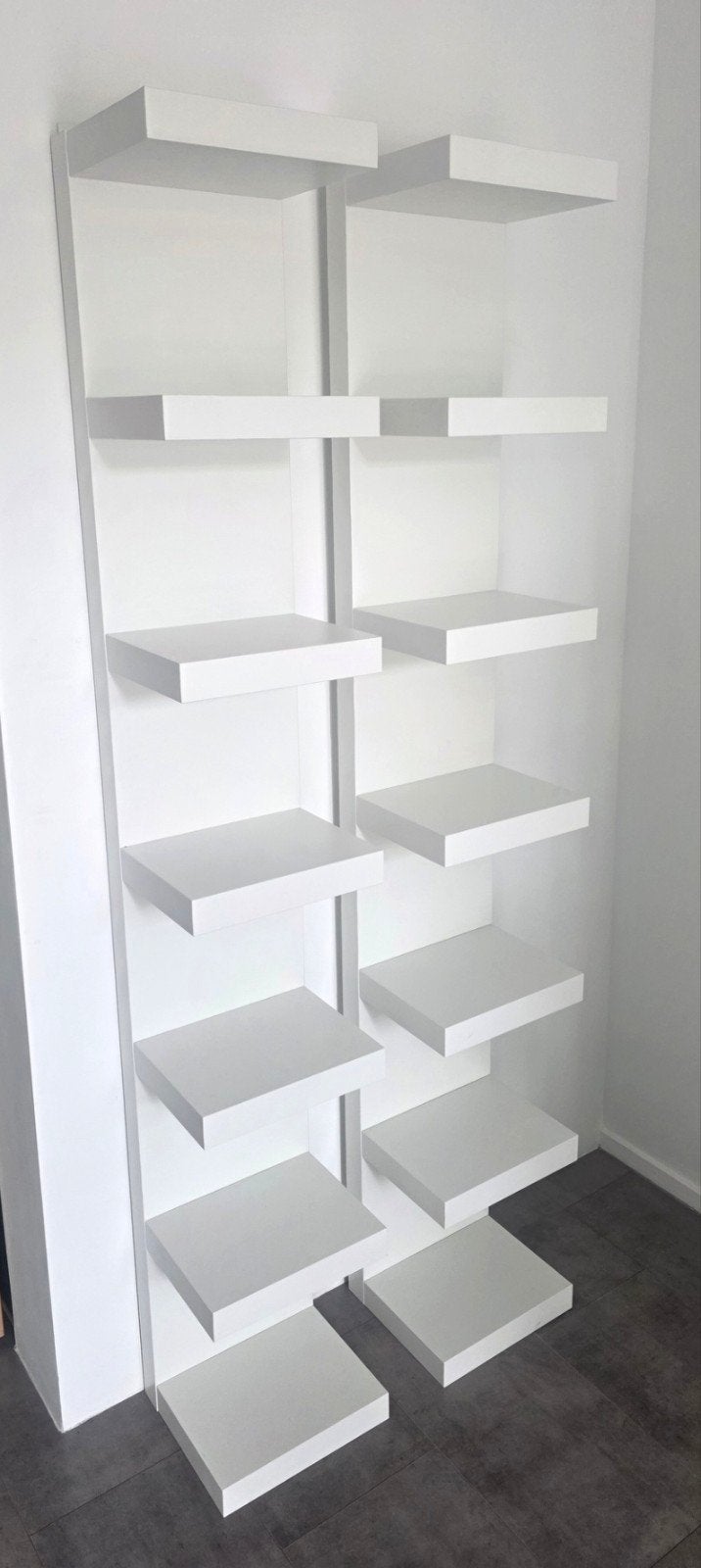 2x IKEA LACK Wandplank Kasten - Wit, Ophalen of Verzenden, Gebruikt