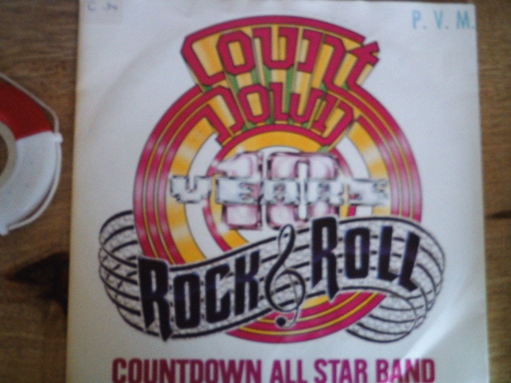 Countdown All Star Band -10 years  Rock & Roll  7a, 7 inch, Ophalen of Verzenden, Zo goed als nieuw, Pop