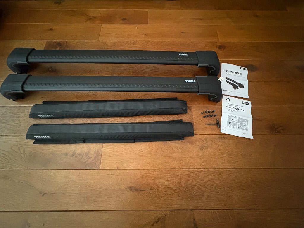 Thule WingBar Edge Dakdragers Zwart - Peugeot 5008/3008, Auto diversen, Dakdragers, Ophalen, Zo goed als nieuw