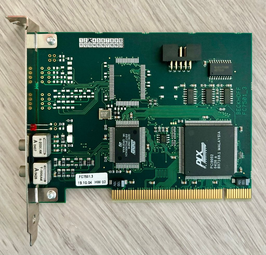 BECKHOFF - FC7501 - Sercos II Master Card PCI Bieden, Ophalen of Verzenden, Gebruikt