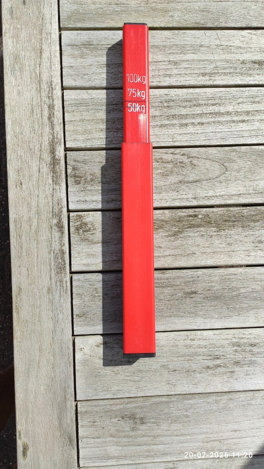 Kogeldruk meter bij trekhaak, Ophalen