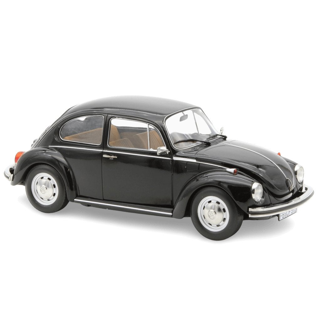 Volkswagen Kever 1303 1973 Zwart Schaal 1/18 Norev, Auto, Norev, Ophalen of Verzenden, Norev