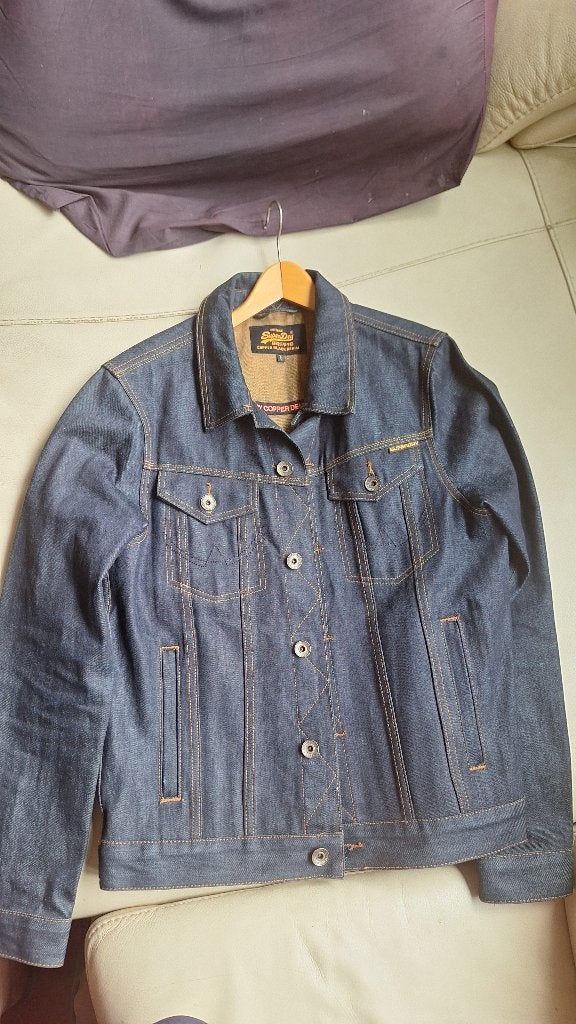 Spijkerjas superdry, Maat 42/44 (L), Ophalen of Verzenden, Zo goed als nieuw, Superdry