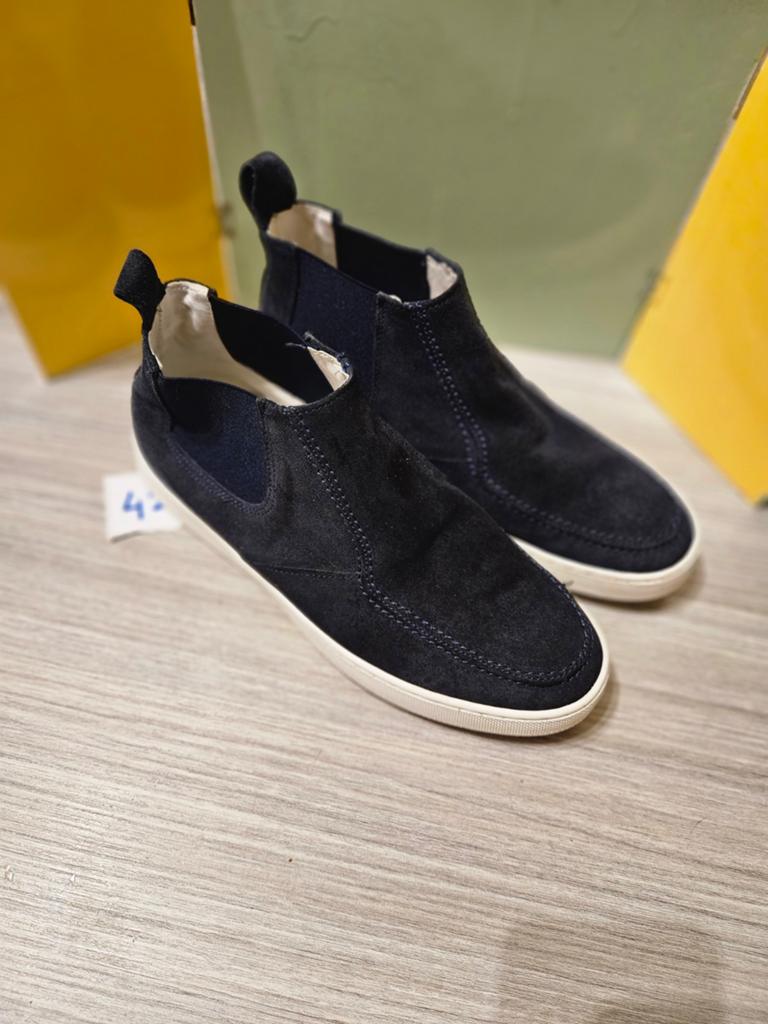 Zumo suède instappers - Maat 42, Loafers, Zumo, Blauw, Ophalen of Verzenden