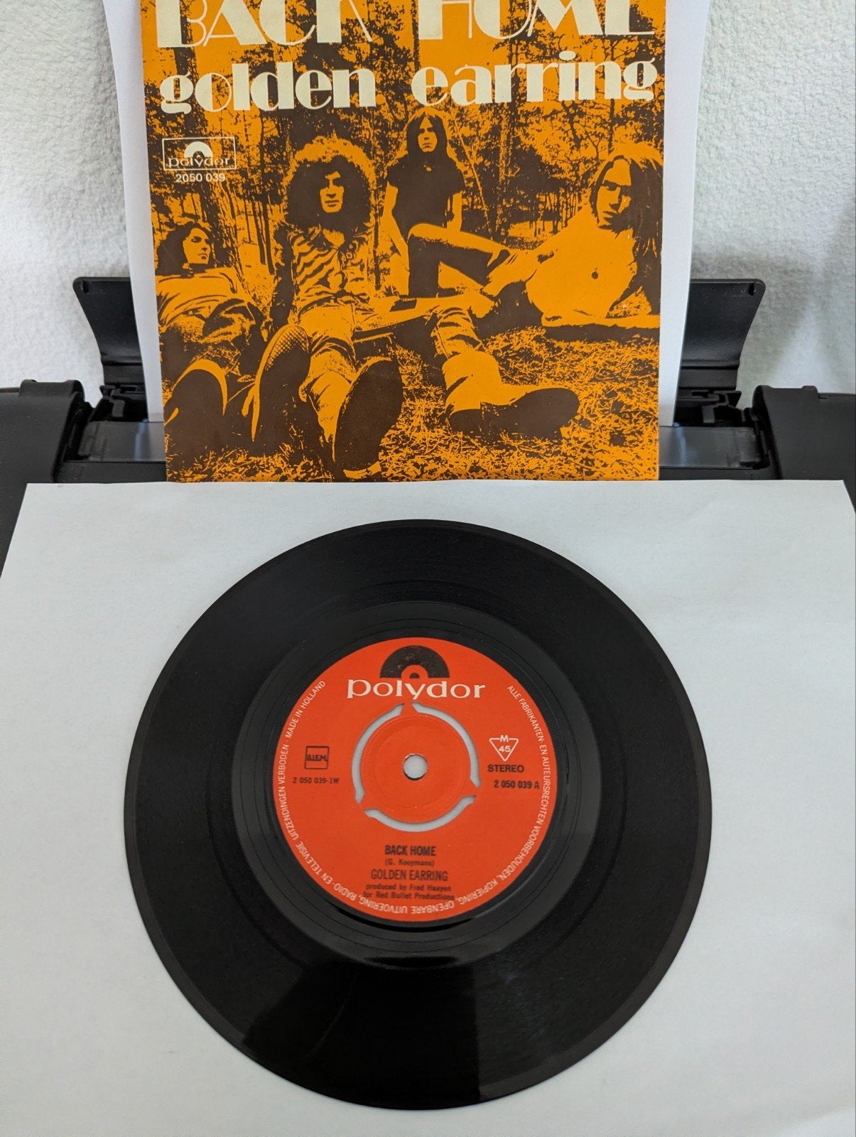 Golden Earring - Back Home ( vinyl single), Gebruikt, 7 inch, Single, Ophalen of Verzenden