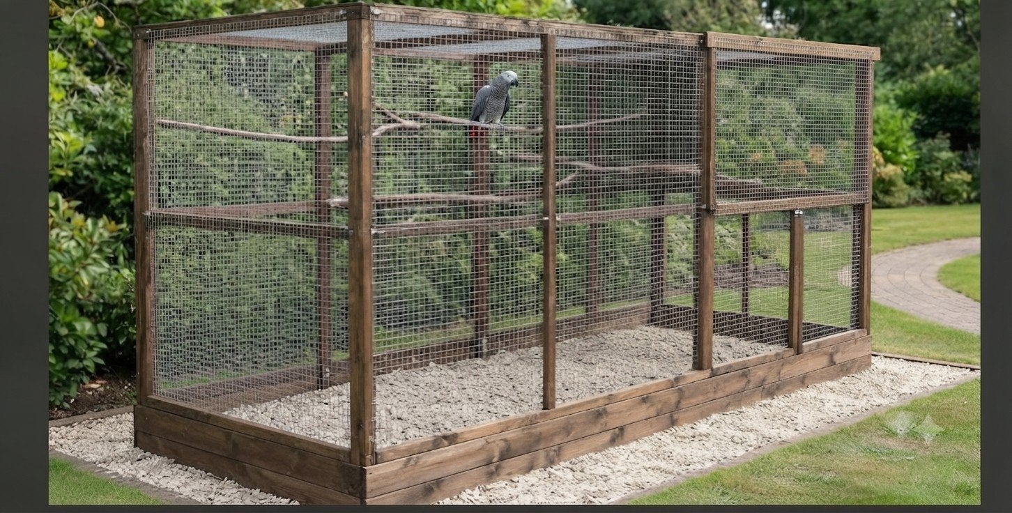 GEZOCHT: Extra sterke volière (ca. 1,50 x 3,50 m), Dieren en Toebehoren, Ophalen of Verzenden