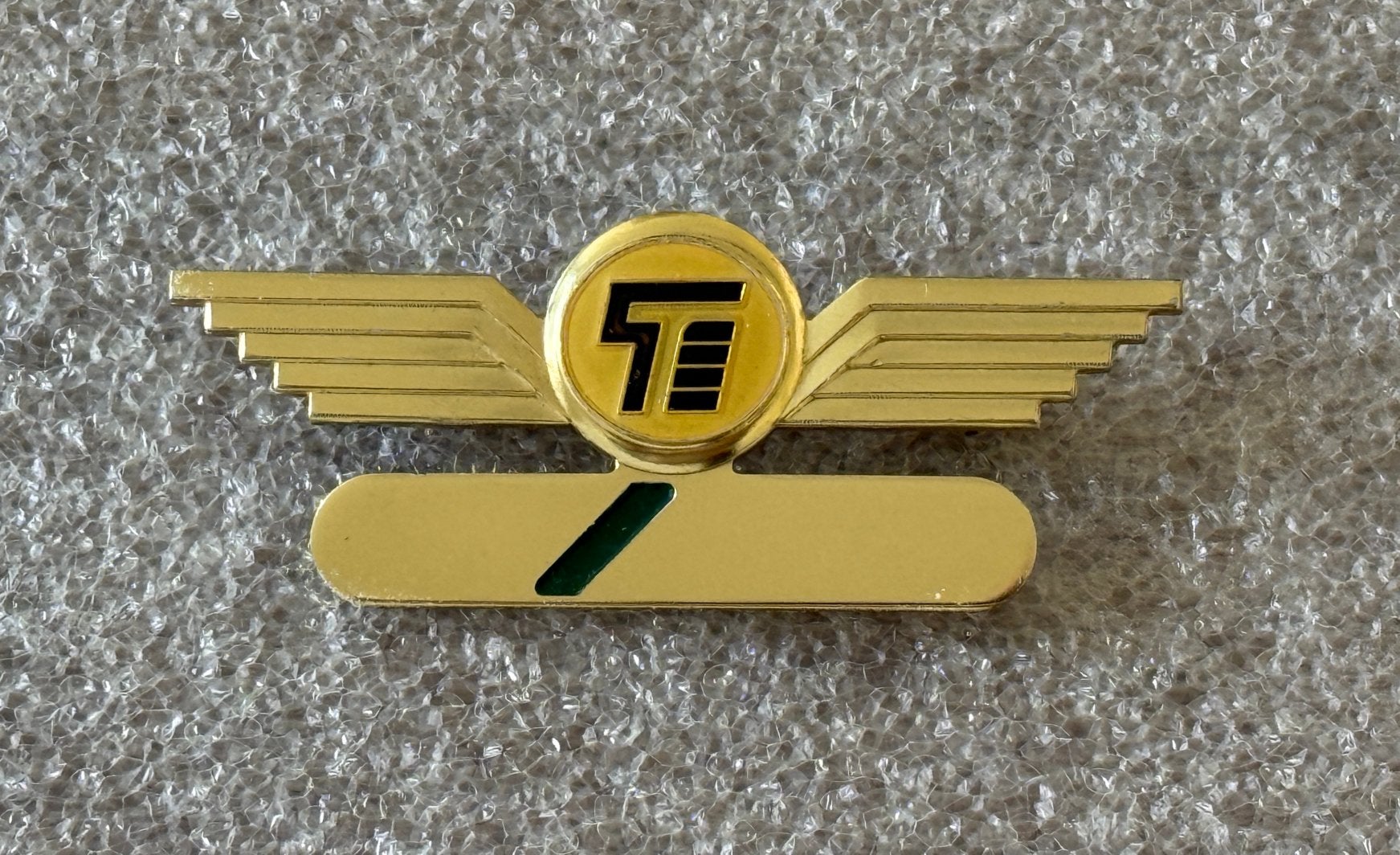 Transavia stewardess wing, embleem, Ophalen of Verzenden, Zo goed als nieuw, Patch, Badge of Embleem