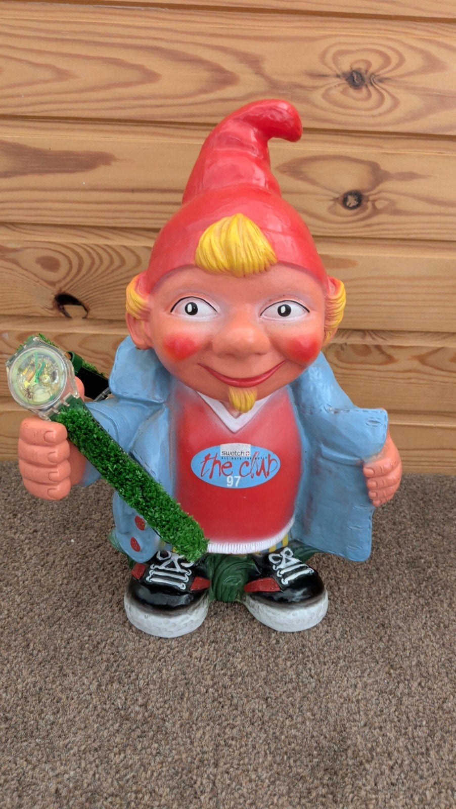 Swatch Club ’97 Jerome the Gnome met Garden Turf horloge, Verzamelen, Ophalen of Verzenden, Zo goed als nieuw