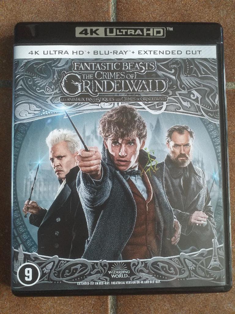 Fantastic Beasts The Crimes Of Grindelwald 4K + 2x Bluray, Cd's en Dvd's, Blu-ray, Verzenden, Zo goed als nieuw, Science Fiction en Fantasy