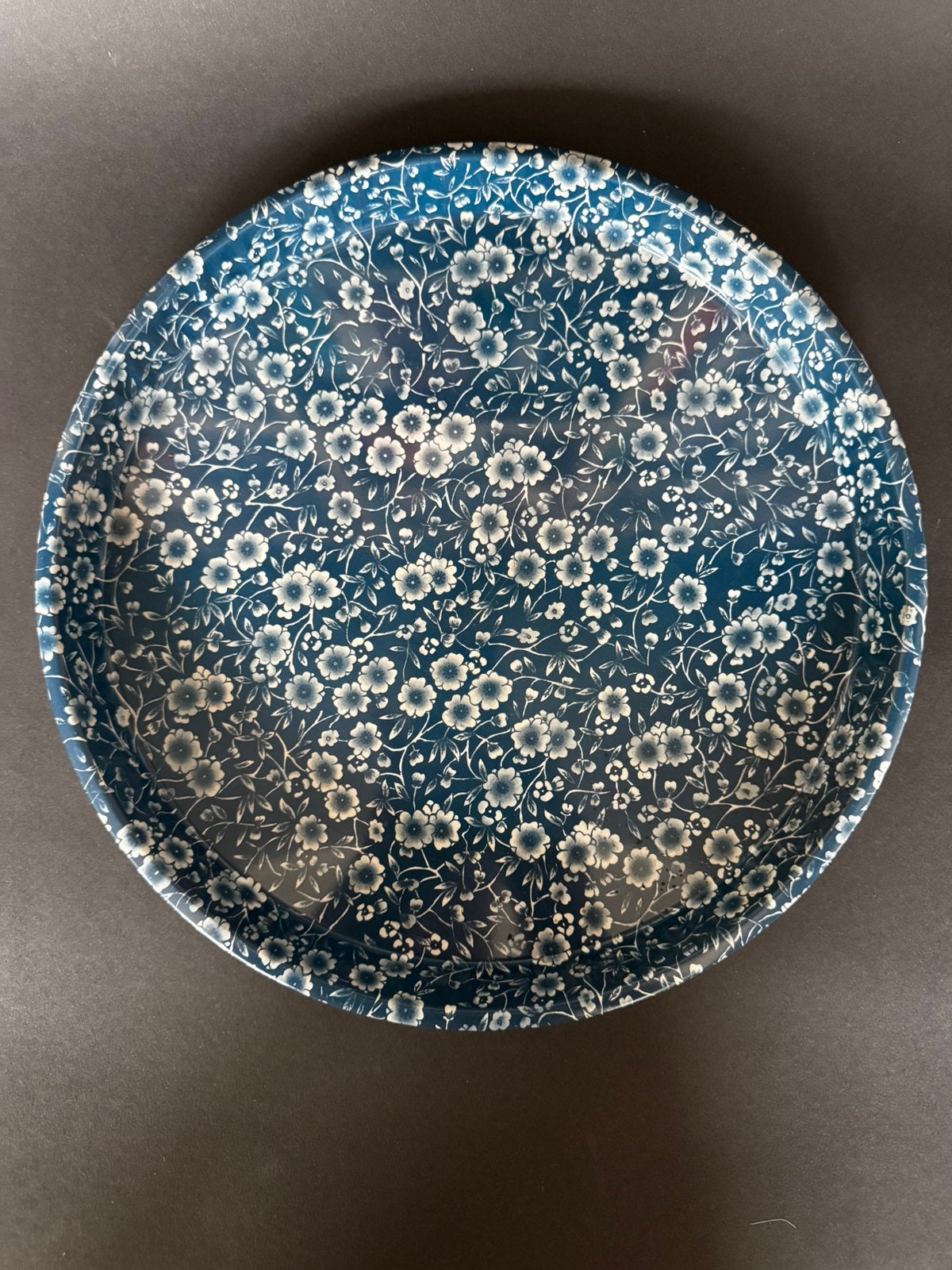Dienblad motief Calico Blue Burleigh, Huis en Inrichting, Ophalen of Verzenden, Zo goed als nieuw, Overige stijlen, Bord(en)
