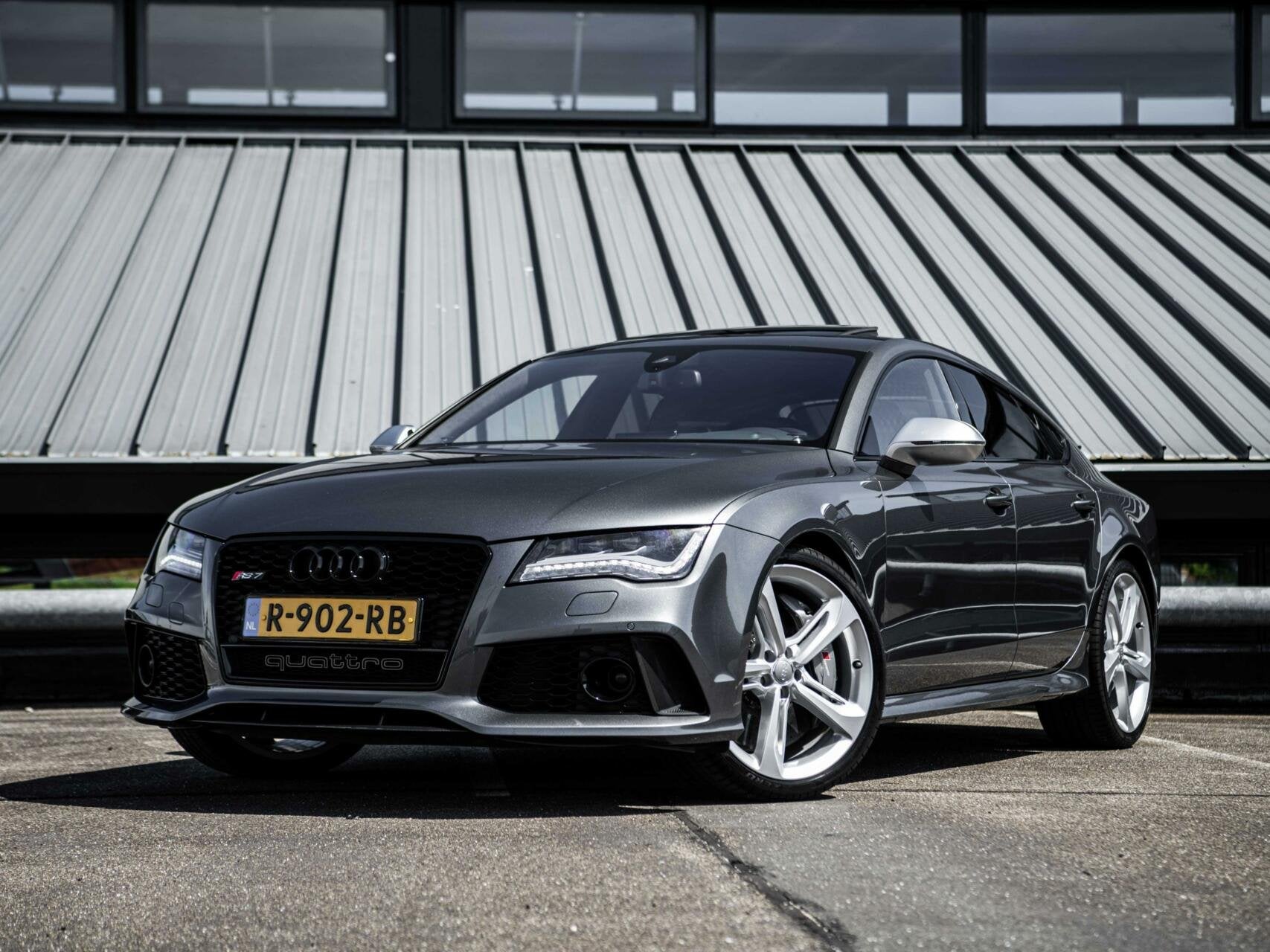 Audi RS7 RS 7 Sportback 4.0 V8 TFSI 560PK Dynamic Plus 305 k, Euro 5, Gebruikt, Met garantie (alle), 4 stoelen