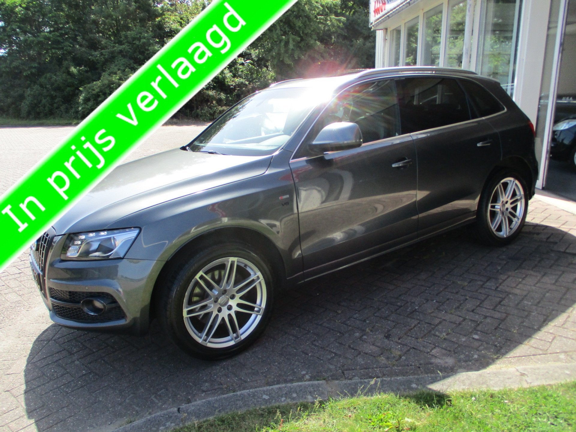 Audi Q5 3.2 FSI quattro Pro Line S-Line! Nette Auto!, Auto's, Euro 5, Gebruikt, Zwart, 1770 kg