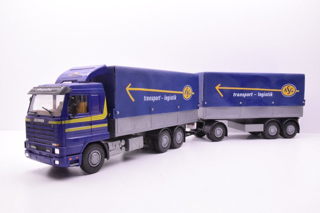 Scania 143 Streamline  '' ASG spedition Sweden ''  EMEK