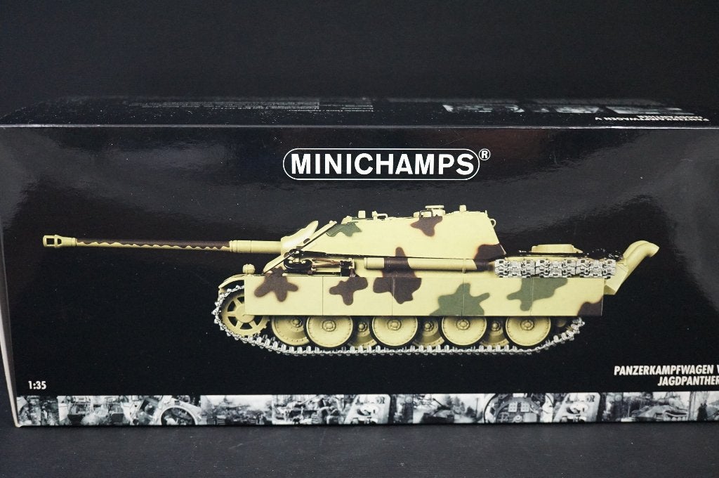 Minichamps Duitse Jagdpanther tank - 1/35 - TOP, Verzamelen, Militaria | Tweede Wereldoorlog, Ophalen of Verzenden, Overige soorten