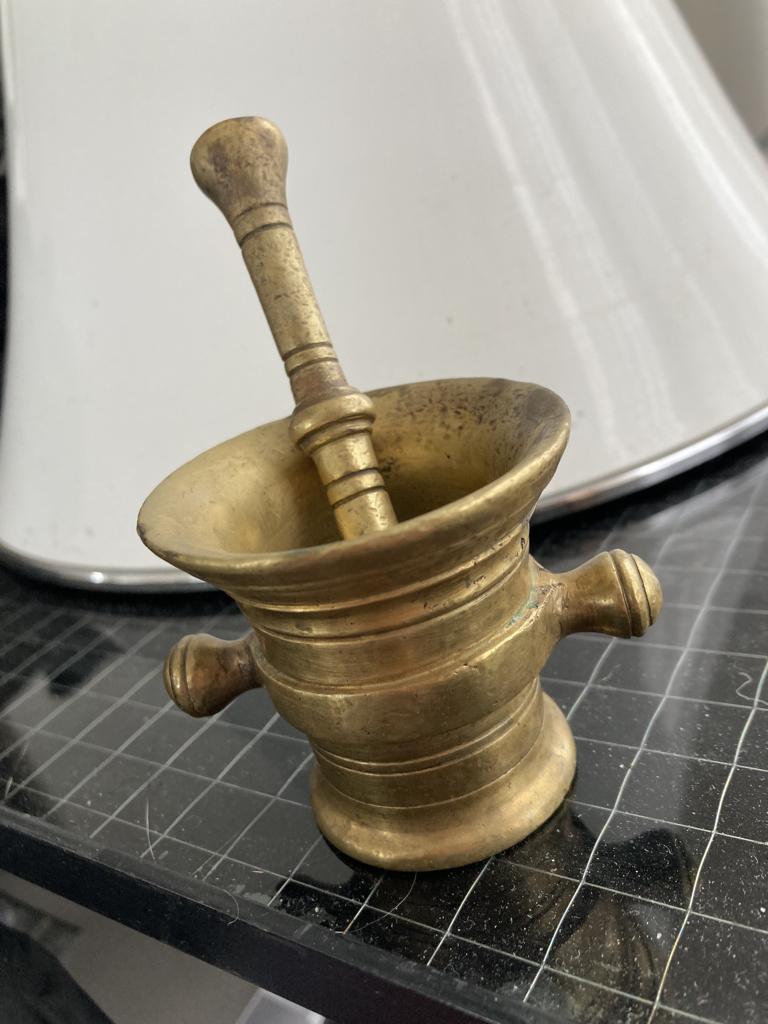 apothekersvijzeltje met stamper, Ophalen of Verzenden