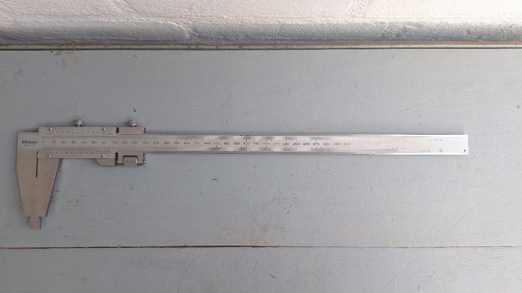 Mitutoyo 160-127 werkplaats schuifmaat 300mm, Ophalen of Verzenden, Zo goed als nieuw