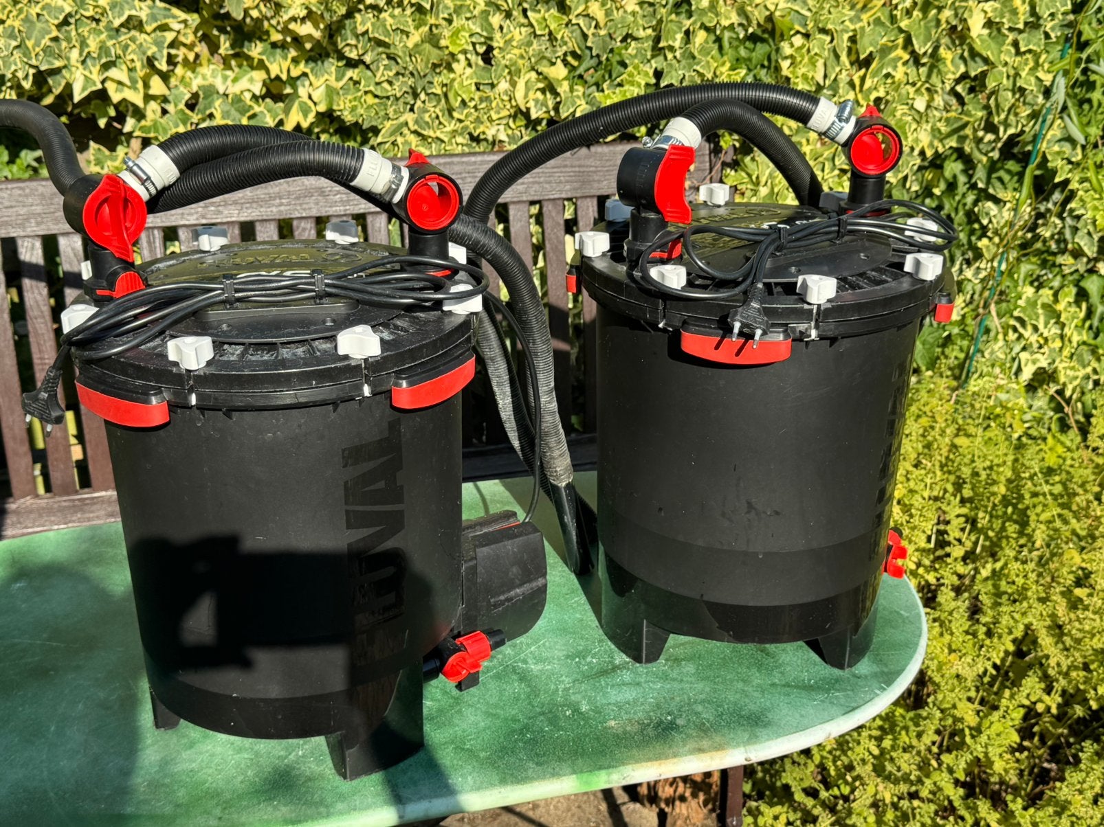 2 Fluval FX6 Busfilters 3500l/h + Eheim Thermocontrole 400 W, Ophalen, Gebruikt, Filter, Fluval