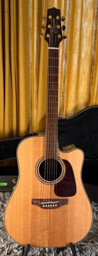 Takamine P5DC, Ophalen of Verzenden, Zo goed als nieuw, Western- of Steelstringgitaar, Met (piezo-)element