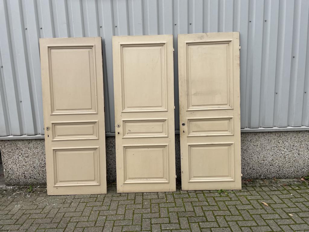 3 prachtige antieke paneeldeuren, La belle porte, Jurgen.hoogenboezem@gmail.com, 80 tot 100 cm, 215 cm of meer