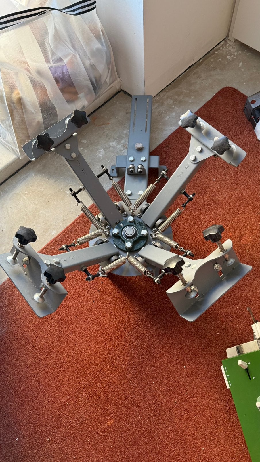 Zeefdrukmachine, 4 kleuren, Ophalen, Overige onderwerpen, Zeefdruk