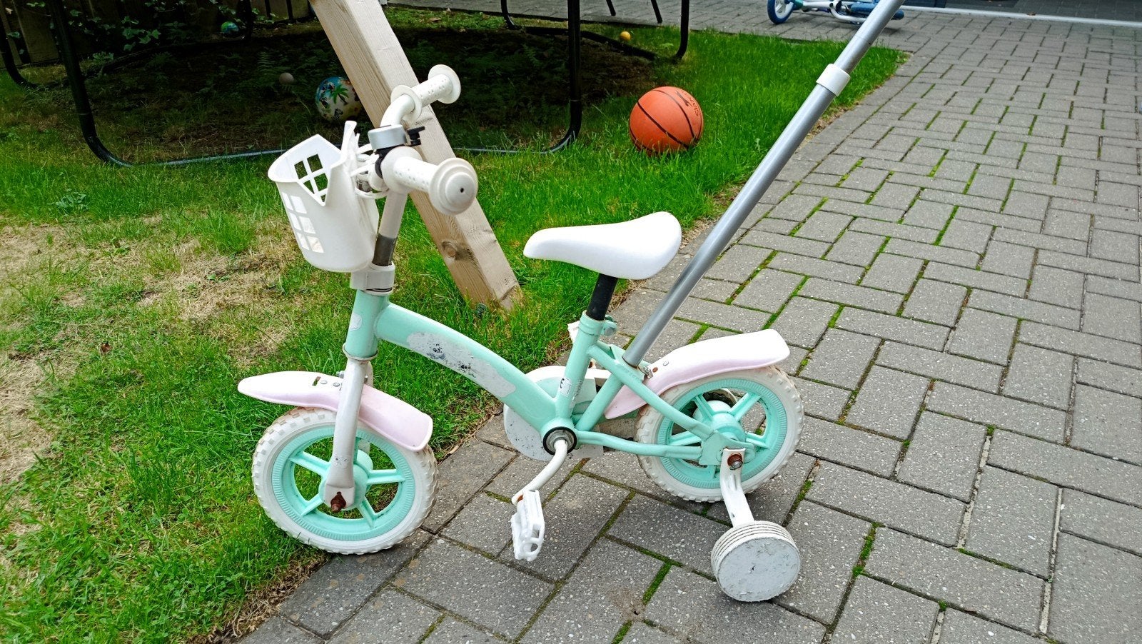Woezel & Pip fiets, Fietsen en Brommers, Fietsen | Kinderfietsjes, Ophalen, Terugtraprem, Zijwieltjes, Gebruikt