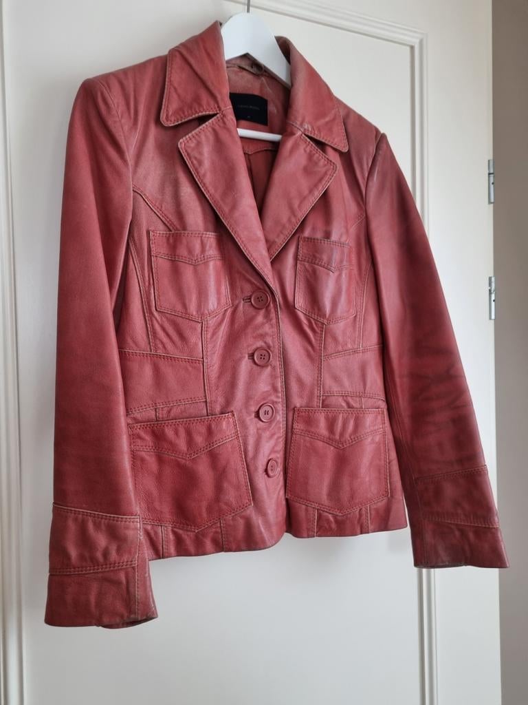Casual Leren dames jasje koraalkleur
Maat M, Vero Moda, Ophalen of Verzenden, Maat 38/40 (M)