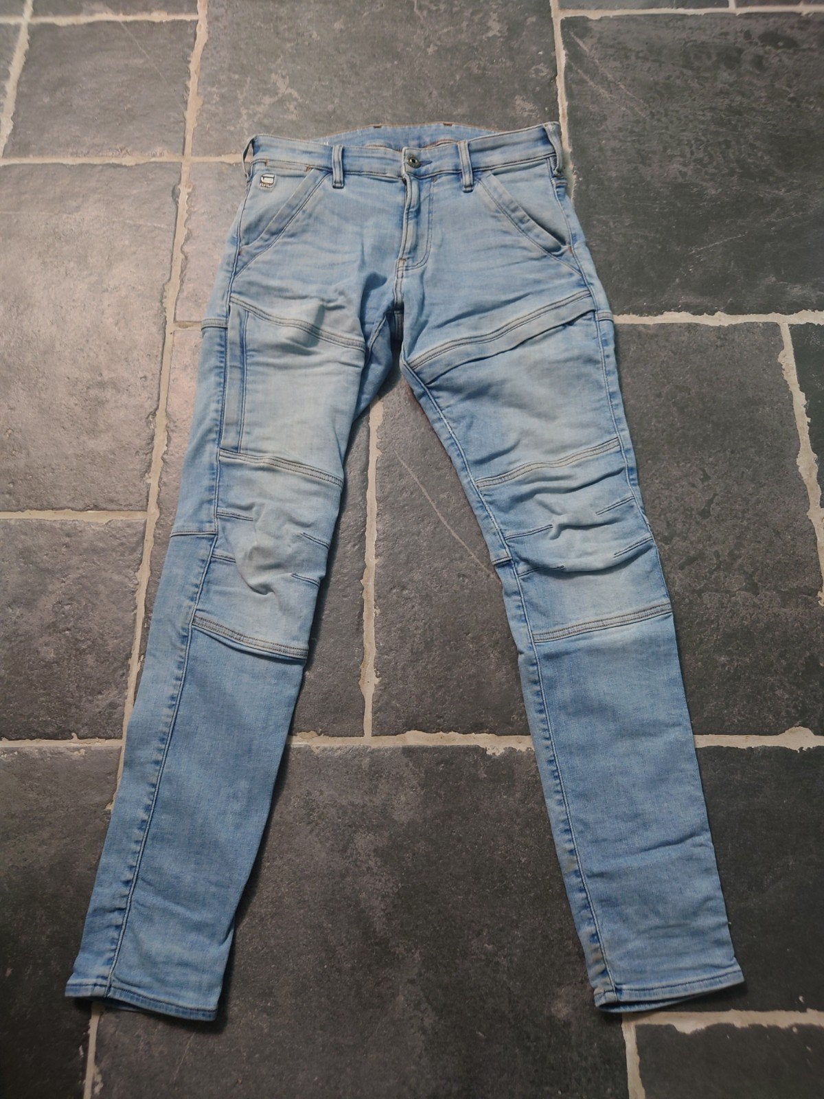 G-Star RAW, Rackam 3D Skinny, jeans, blauw, W30 L32, Rob3032, G-Star Raw, Blauw, W32 (confectie 46) of kleiner, Ophalen of Verzenden