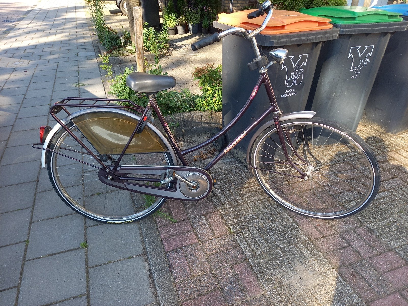 opoe fiets, Ophalen