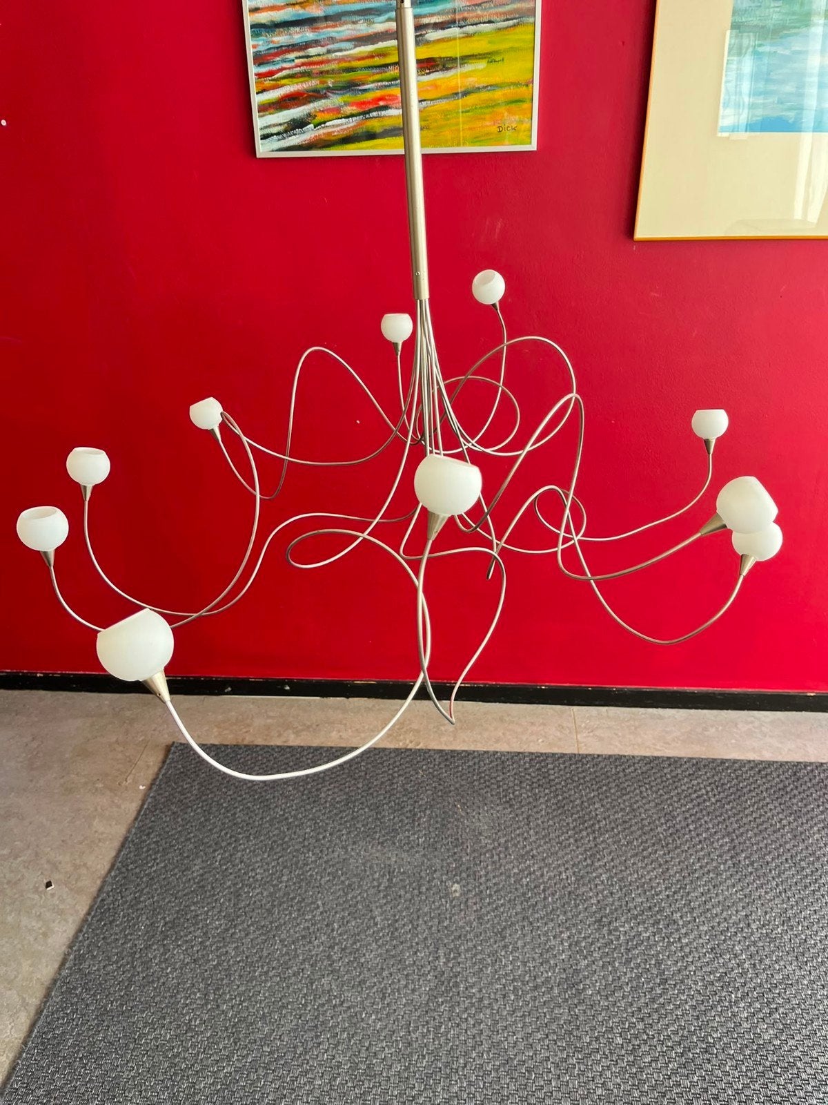 Harco Loor hanglamp met dimmer, Ophalen, Design, Modern, Overige fittingen, Zo goed als nieuw