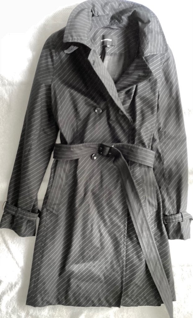 Mooie CREENSTONE Regen Jas Trenchcoat mt M (38), Kleding | Dames, Zwart, Creenstone, Zo goed als nieuw, Ophalen