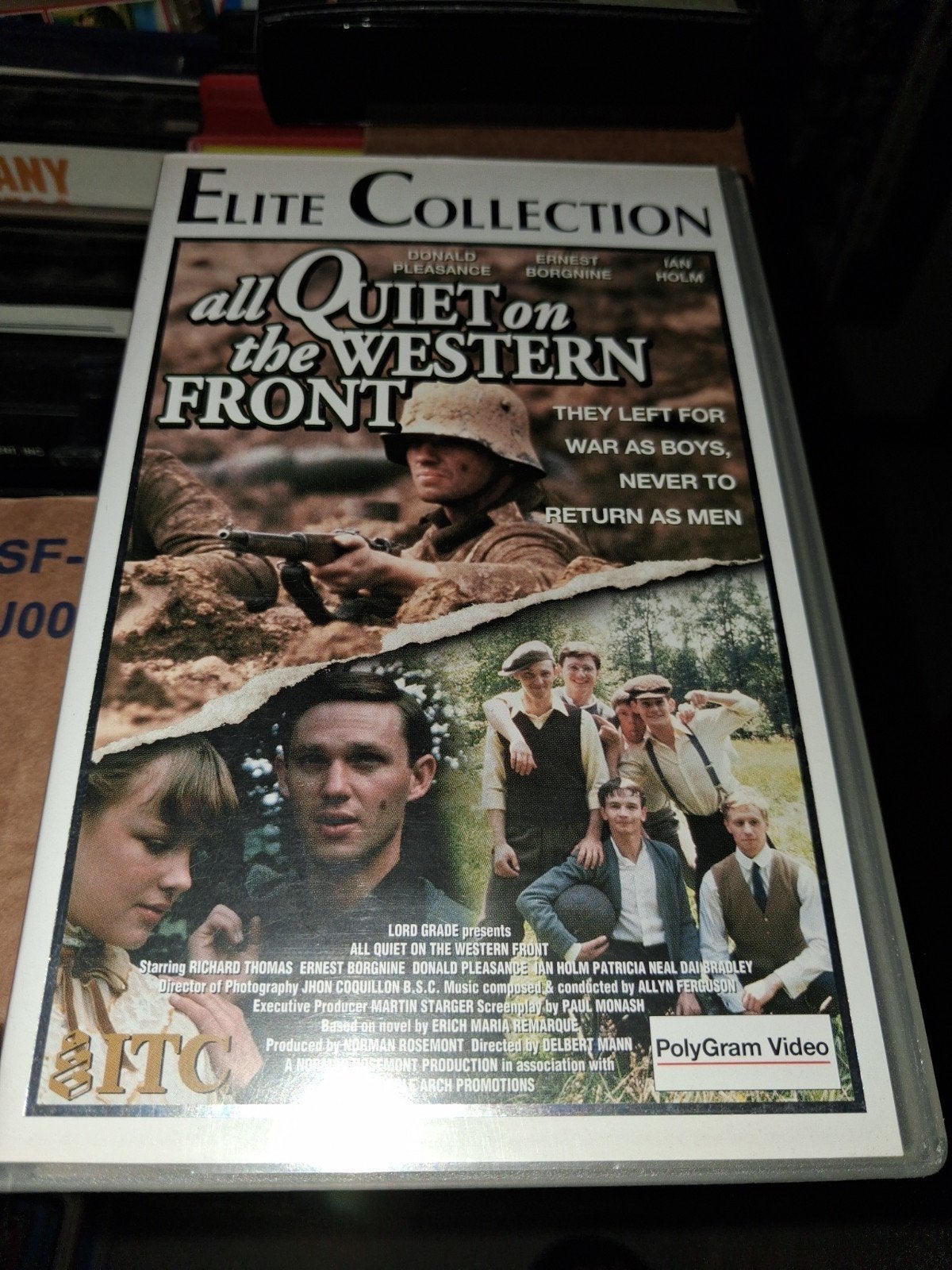Vhs - All Quiet On The Western Front, Cd's en Dvd's, VHS | Film, Vanaf 16 jaar, Ophalen of Verzenden, Zo goed als nieuw, Actie en Avontuur