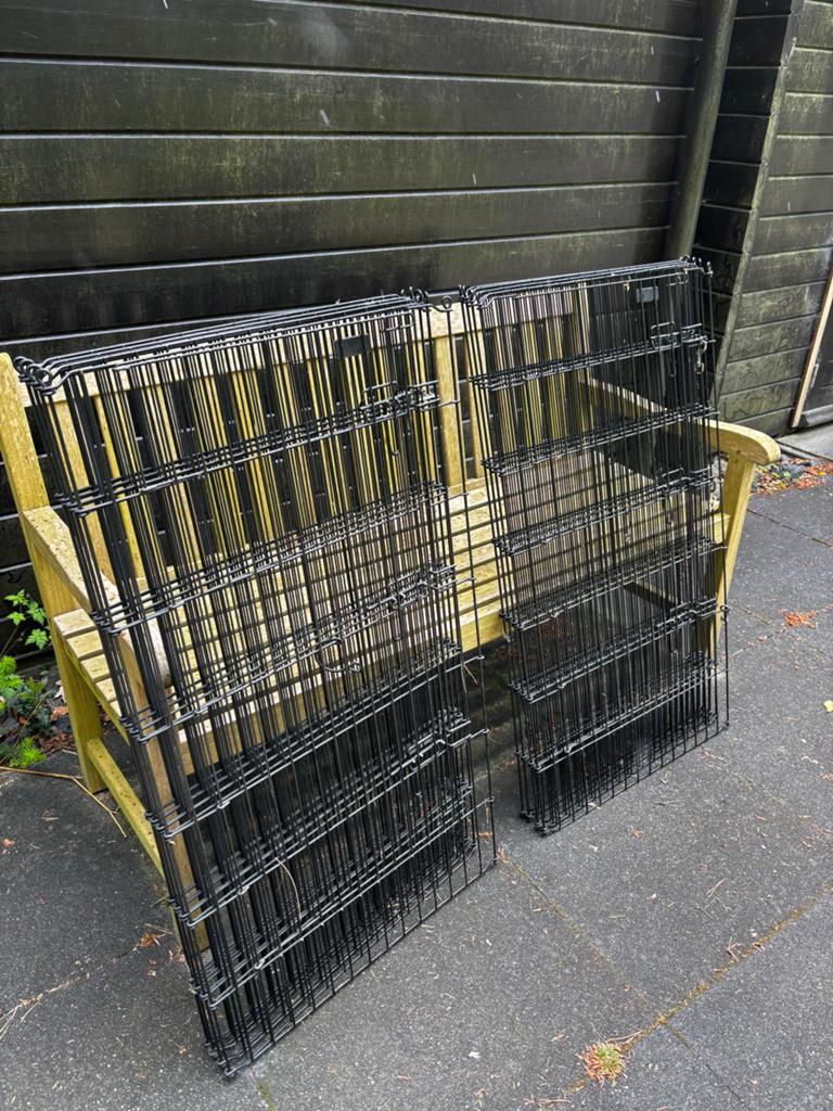 Puppyren speelhok. Hoog. 2 stuks, Dieren en Toebehoren, Ophalen of Verzenden, Gebruikt