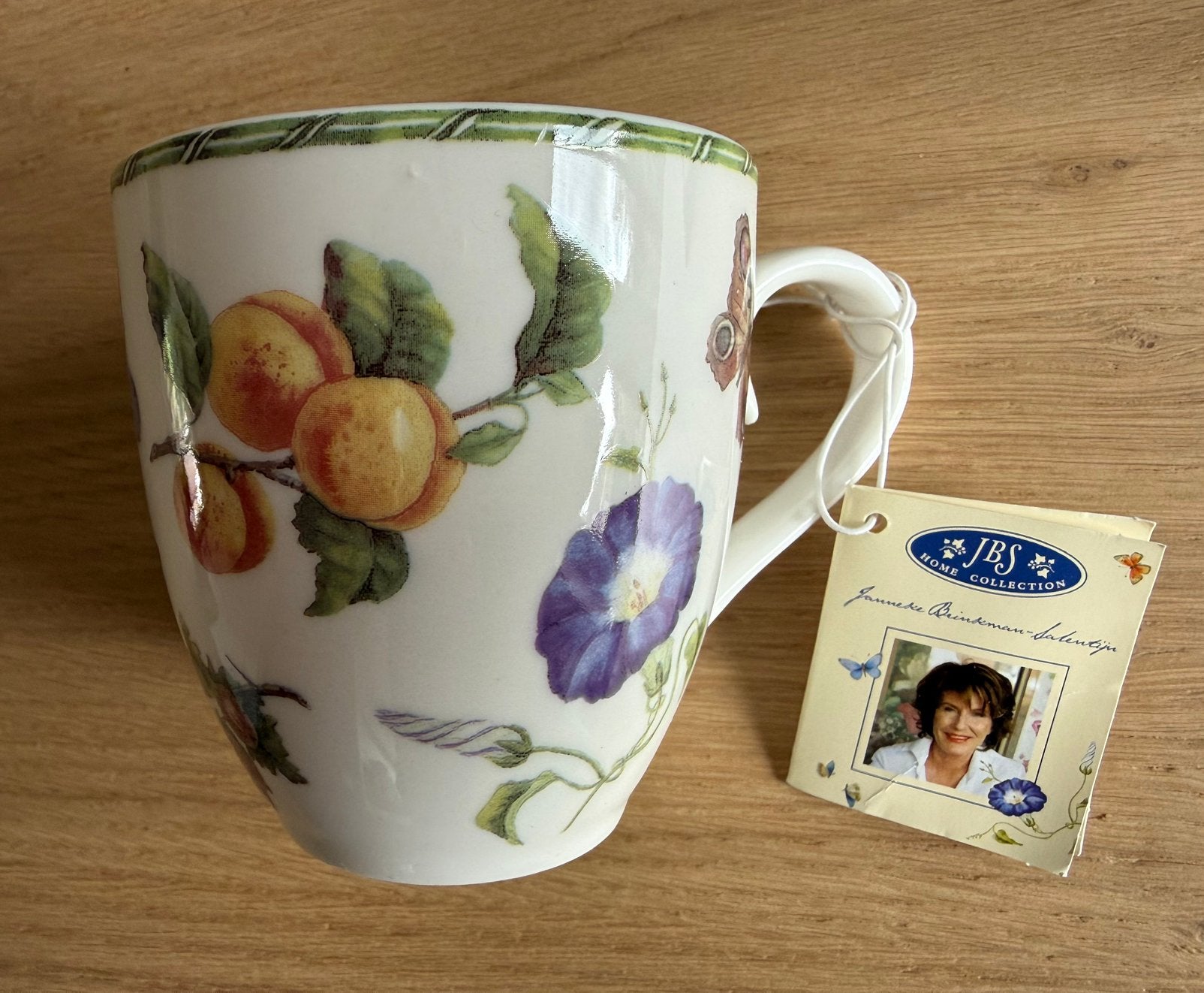 Nieuw 14 JBS Fruit en Flowers mokken, Huis en Inrichting, Keuken | Servies, Overige merken, Nieuw, Overige stijlen, Porselein