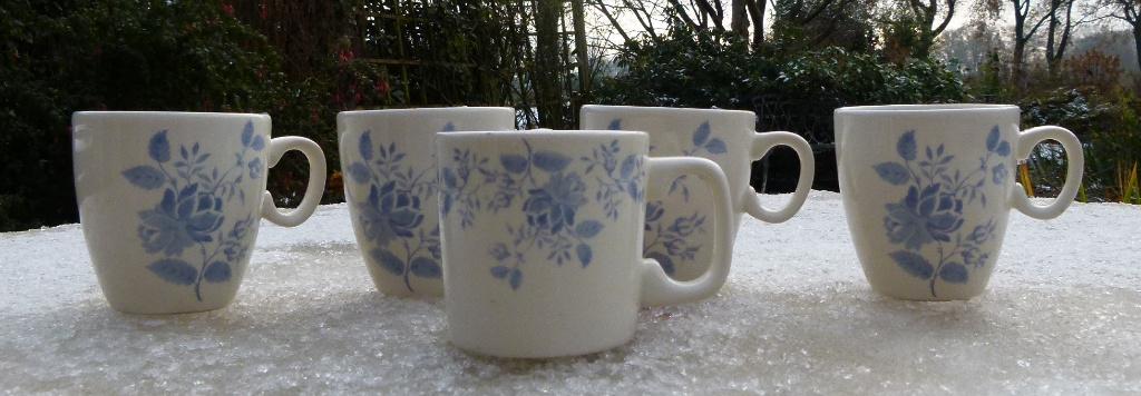 Royal Boch Fleurs Bleu Mokken Rouge schaaltje, Nieuw, Ophalen of Verzenden, Wedgwood, Kop(pen) en/of Schotel(s)