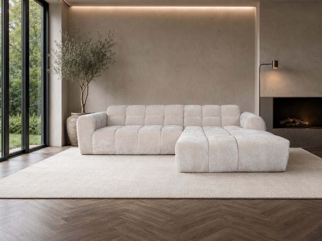 Hoekbank Emma La Vie 170 Beige – Rechts
